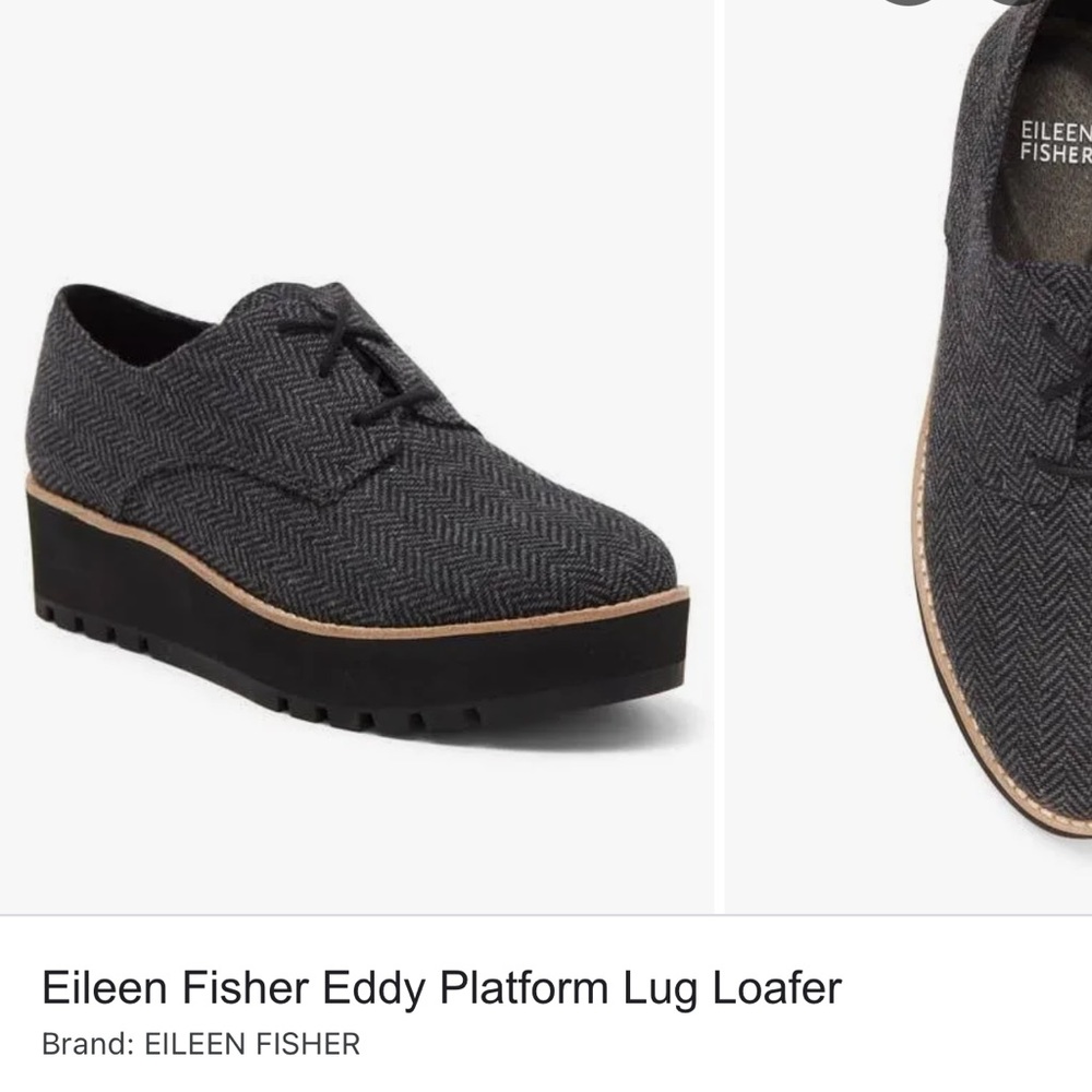 Eileen Fisher Eddy Platform Lug Loafers